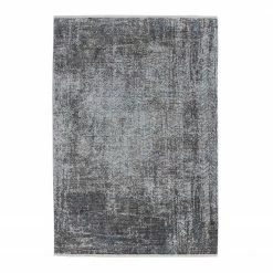 Arte Espina Kurzflorteppich Antigua 300 - Kunstfaser - Grau / Türkis - 120 x 170 cm