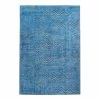 Kayoom Kurzflorteppich Antique 325 - Kunstfaser - Blau - 80 x 150 cm