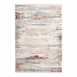 Kayoom Kurzflorteppich Akropolis 325 - Kunstfaser - Lachs - 160 x 230 cm