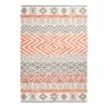 Arte Espina Kurzflorteppich Ethnie 100 - Mischgewebe - Grau / Apricot - 120 x 170 cm