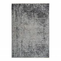 Arte Espina Kurzflorteppich Baroque 900 - Kunstfaser - Anthrazit - 200 x 290 cm