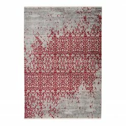 Arte Espina Kurzflorteppich Baroque 200 - Kunstfaser - Rot - 80 x 150 cm