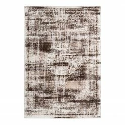 Kayoom Kurzflorteppich Ariya 225 II - Kunstfaser - Taupe / Braun - 160 x 230 cm