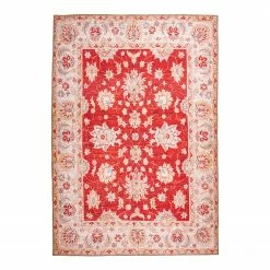 Kayoom Kurzflorteppich Faye 625 - Kunstfaser - Rot - 110 x 180 cm