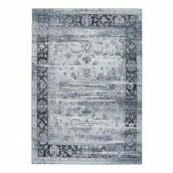 Arte Espina Kurzflorteppich Galaxy 1200 - Kunstfaser - Grau / Blau - 120 x 180 cm