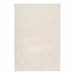 Arte Espina Kurzflorteppich Monroe 300 - Kunstfaser - Creme - 200 x 290 cm