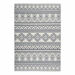 Arte Espina In-/Outdoor-Teppich Yoga 500 - Kunstfaser - Anthrazit / Elfenbein - 200 x 290 cm