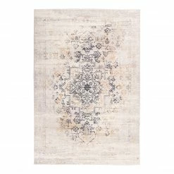 Kayoom Kurzflorteppich Piemont 725 - Kunstfaser - Creme - 200 x 290 cm