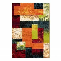 Kayoom Kurzflorteppich Rangsit Rainbow - Kunstfaser - Mehrfarbig - 160 x 230 cm