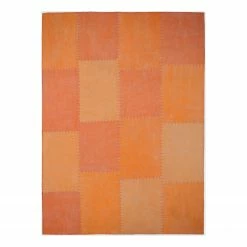 Kayoom Kurzflorteppich Lyrical I - Baumwolle - Orange - 80 x 150 cm