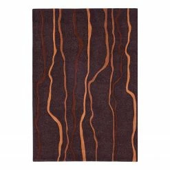 Kayoom Kurzflorteppich Spirit IV - Acryl - Taupe / Orange