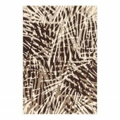 Kayoom Kurzflorteppich Move V - Kunstfaser - Braun