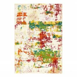 Kayoom Kurzflorteppich Move I - Kunstfaser - Mehrfarbig