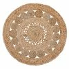 Luxor living Teppich Balo - Jute / Baumwolle - Natur - Durchmesser: 120 cm