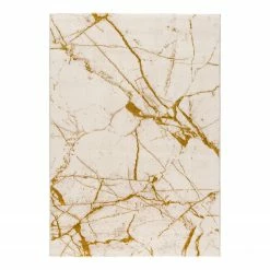 Sehrazat Kurzflorteppich Lara 805 - Kunstfaser - Gold - 200 x 290 cm