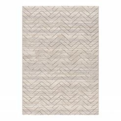 Sehrazat Kurzflorteppich Lara 804 - Kunstfaser - Beige / Grau - 200 x 290 cm