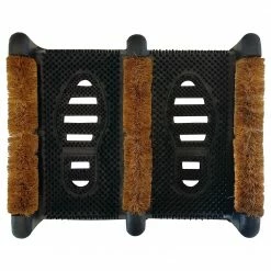 Andiamo Fußmatte Kokos Gummi Schuh I - Gummi / Kokos - Braun / Schwarz