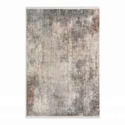 Astra Kurzflorteppich Ana I - Kunstfaser - Silber / Beige - 133 x 190 cm