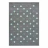 Happy Rugs Kinderteppich Bubbles I - Polypropylen - Blau - 100 x 160 cm