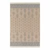Top Square Kurzflorteppich Guarda I - Kunstfaser - Beige / Blau - 120 x 170 cm