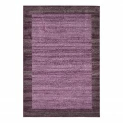 Top Square Kurzflorteppich Good Times III - Polypropylene / Baumwolle - Violett - 185 x 275 cm