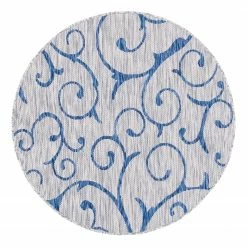 Top Square In-/ Outdoorteppich Outdoor Beauties II - Polypropylen - Lichtgrau