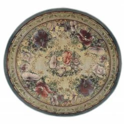 THEKO die markenteppiche Kurzflorteppich Gabiro 72 II - Polypropylene - Mehrfarbig - Durchmesser: 150 cm