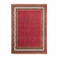THEKO die markenteppiche Wollteppich Chandi I - Schurwolle - Rot - 120 x 180 cm