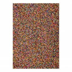 THEKO die markenteppiche Wollteppich Felty 2.2 II - Schurwolle - Multicolor - 90 x 160 cm