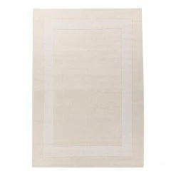 THEKO die markenteppiche Wollteppich Usedom - Schurwolle - Beige - 120 x 180 cm