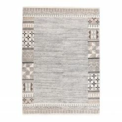 THEKO die markenteppiche Wollteppich Nakarta 6030 I - Schurwolle - Beige - 120 x 180 cm