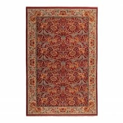 THEKO die markenteppiche Wollteppich Saharna 2968 - Schurwolle - Rot - 80 x 145 cm