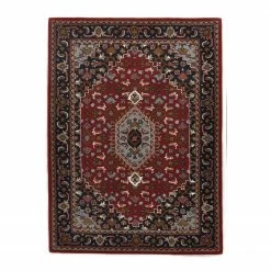 THEKO die markenteppiche Wollteppich Royal Persian - Schurwolle - Rot - 40 x 60 cm
