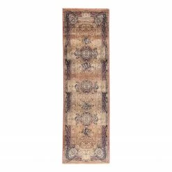 THEKO die markenteppiche Läufer Gabiro 856 - Polypropylen - Orange - 68 x 235 cm