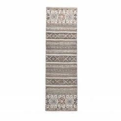 THEKO die markenteppiche Läufer Royal Shaal - Schurwolle - Natural - 80 x 300 cm