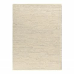 THEKO die markenteppiche Wollteppich Taza Royal II - reine Schurwolle - Beige - 40 x 60 cm