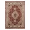 THEKO die markenteppiche Wollteppich Sirsa Silk Tabriz I - Schurwolle / Seide - Rot - 90 x 160 cm