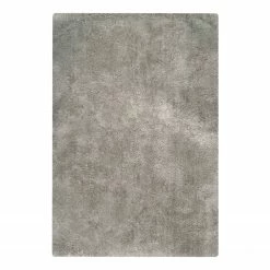 Kayoom Hochflorteppich Bali - Polyester - Silbergrau - 200 x 290 cm