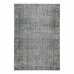 Kayoom Kurzflorteppich Toska 425 - Polyester - Chenille - Grau - 200 x 290 cm