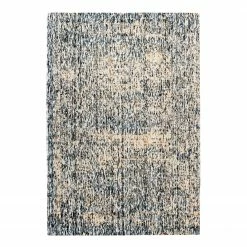Kayoom Kurzflorteppich Puerto 125 - Viskose - Blau / Beige - 200 x 290 cm
