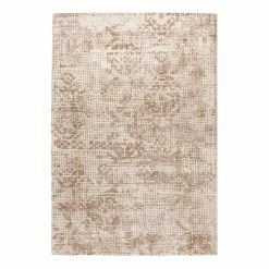 Kayoom Kurzflorteppich Puerto 225 - Viskose - Beige / Creme - 200 x 290 cm