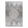 Kayoom Kurzflorteppich Rhodin 925 - Polyester - Grau - 120 x 170 cm