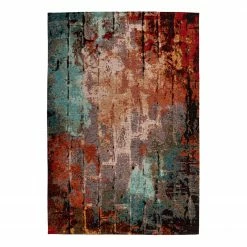 Kayoom Kurzflorteppich Primavera 425 - Mischgewebe - Mehrfarbig - 120 x 180 cm