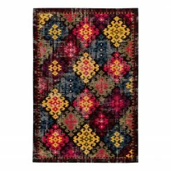 Kayoom Kurzflorteppich Primavera 325 - Mischgewebe - Multi - 160 x 230 cm