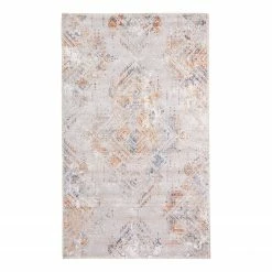 Kayoom Kurzflorteppich Prayer 400 - Polyester - Creme - 160 x 230 cm