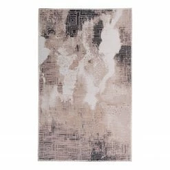 Kayoom Kurzflorteppich Prayer 500 - Polyester - Creme - 200 x 290 cm