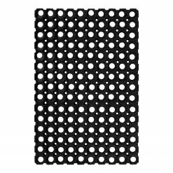 Andiamo Fußmatte Gummi Ring - Gummi - Schwarz