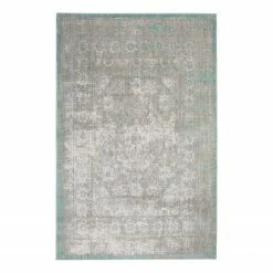 Luxor living Kurzflorteppich Belcanto II - Polyester / Polypropylen - Türkis - 160 x 235 cm