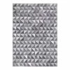Luxor living Kurzflorteppich San Puebla - Polyester - Grau - 120 x 170 cm
