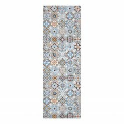 Andiamo Läufer Marrakesch - Vinyl - Blau / Beige - 70 x 200 cm